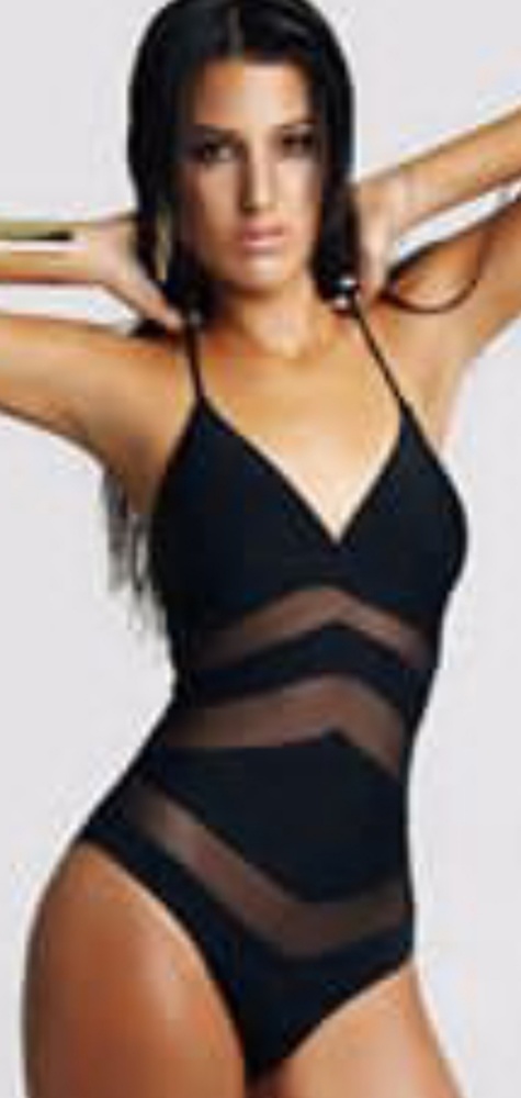 NWT Black one piece swimsuit